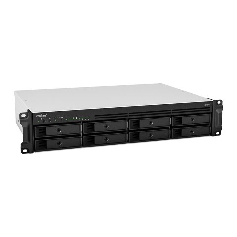 NAS Synology RS1221+, 2U RACK, 8x (3.5" SATA HDD/2.5" SATA HDD), AMD Ryzen V1500B, 4 GB DDR4 ECC SODIMM, 4x 1GbE RJ-45 NAS Synology RS1221+, 2U RACK, 8x (3.5" SATA HDD/2.5" SATA HDD), AMD Ryzen V1500B, 4 GB DDR4 ECC SODIMM, 4x 1GbE RJ-45