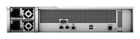 NAS Synology RS2423+; 2U RACK; 12x (3.5" SATA HDD/2.5" SATA SSD); AMD Ryzen V1780B, 8 GB DDR4 ECC UDIMM (max. 32GB), 2x 1GbE RJ- NAS Synology RS2423+; 2U RACK; 12x (3.5" SATA HDD/2.5" SATA SSD); AMD Ryzen V1780B, 8 GB DDR4 ECC UDIMM (max. 32GB), 2x 1GbE RJ-