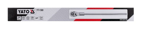 Klucz Grzechotka 3/4" YT-1360 YATO Klucz Grzechotka 3/4" YT-1360 YATO