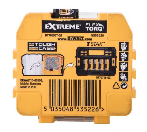 Końcówki do wkrętarki 2x25/25szt. DT70555T DEWALT Końcówki do wkrętarki 2x25/25szt. DT70555T DEWALT
