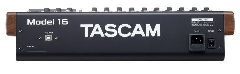Tascam Model 16 - 14-kanałowy mikser analogowy z 16-ścieżkowym, cyfrowym rejestratorem Tascam Model 16 - 14-kanałowy mikser analogowy z 16-ścieżkowym, cyfrowym rejestratorem