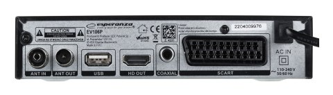 ESPERANZA TUNER DVB-T2 H.265/HEVC EV106P ESPERANZA TUNER DVB-T2 H.265/HEVC EV106P