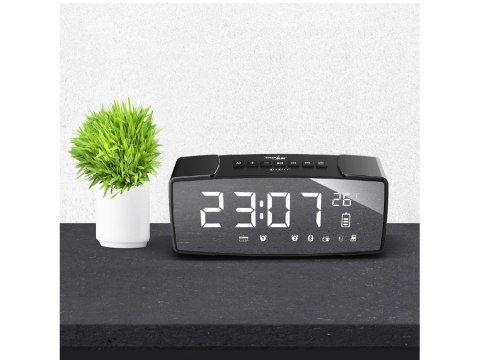 GREENBLUE RADIOBUDZIK BLUETOOTH 4.2, FM, AUX-IN, 6W, TEMPERATURA, ALARM, ZEGAR, AKUMULATOR 2200MAH GB200 GREENBLUE RADIOBUDZIK BLUETOOTH 4.2, FM, AUX-IN, 6W, TEMPERATURA, ALARM, ZEGAR, AKUMULATOR 2200MAH GB200