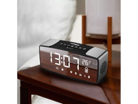 GREENBLUE RADIOBUDZIK BLUETOOTH 4.2, FM, AUX-IN, 6W, TEMPERATURA, ALARM, ZEGAR, AKUMULATOR 2200MAH GB200 GREENBLUE RADIOBUDZIK BLUETOOTH 4.2, FM, AUX-IN, 6W, TEMPERATURA, ALARM, ZEGAR, AKUMULATOR 2200MAH GB200