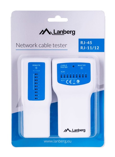 Tester kabli do kabli Lanberg NT-0402 Tester kabli do kabli Lanberg NT-0402