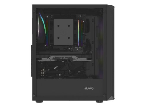 FURY OBUDOWA KOMPUTEROWA FURY SHOBO SH4F RGB MIDI Z OKNEM CZARNA FURY OBUDOWA KOMPUTEROWA FURY SHOBO SH4F RGB MIDI Z OKNEM CZARNA