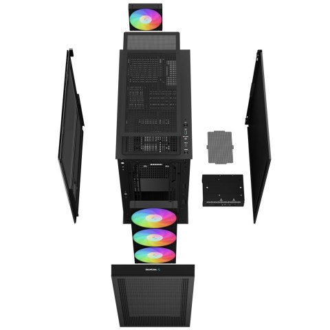 Obudowa DeepCool CH560 ARGB Digital Black (R-CH560-BKAPE4D-G-1) Obudowa DeepCool CH560 ARGB Digital Black (R-CH560-BKAPE4D-G-1)