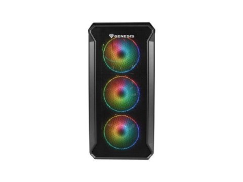 Obudowa NATEC Genesis Irid 503 ARGB NPC-1559 (Micro ATX. Mini ITX; kolor czarny) Obudowa NATEC Genesis Irid 503 ARGB NPC-1559 (Micro ATX. Mini ITX; kolor czarny)