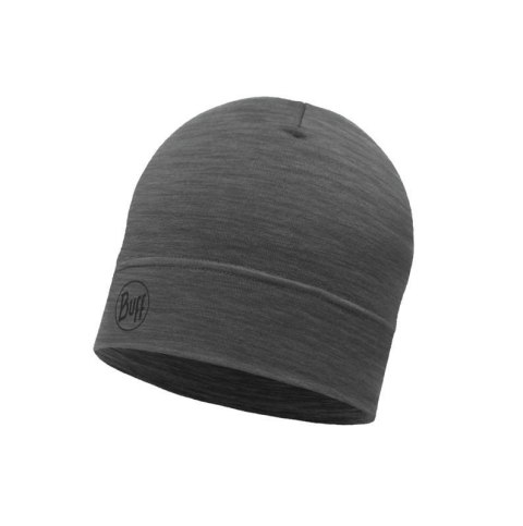 BUFF Czapka MERINO LIGHTWEIGHT BEANIE SOLID GREY onesize Standard BUFF Czapka MERINO LIGHTWEIGHT BEANIE SOLID GREY onesize Standard