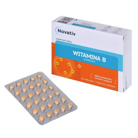Novativ Witamina B Complex 60tabl. Novativ Witamina B Complex 60tabl.