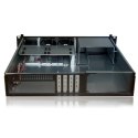 TECHly TECHLY KOMPAKTOWA OBUDOWA PC ATX RACKOWA 19 CALI 2U CZARNA I-CASE IPC-240L