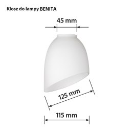 Activejet Klosz do lampy BENITA