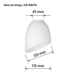 Activejet Klosz do lampy NIKITA