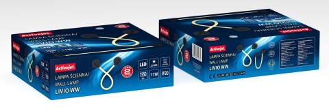 Lampa ścienna LED Activejet AJE-AJE-LIVIO WW Lampa ścienna LED Activejet AJE-AJE-LIVIO WW
