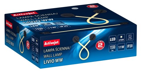 Lampa ścienna LED Activejet AJE-AJE-LIVIO WW Lampa ścienna LED Activejet AJE-AJE-LIVIO WW