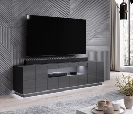 Cama MEBLE Oświetlenie LED szafka RTV REJA białe
