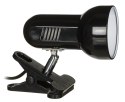 Activejet Lampka na biurko mocowana na klips kolor czarny metalowa duży gwint E27