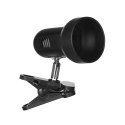 Activejet Lampka na biurko mocowana na klips kolor czarny metalowa duży gwint E27