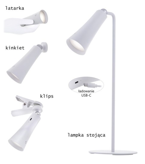 Lampka wielofunkcyjna LED Activejet AJE-IDA 4in1 Lampka wielofunkcyjna LED Activejet AJE-IDA 4in1