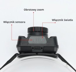 Libox Latarka czołowa Libox LB0106 (450 m; Biały zimny)