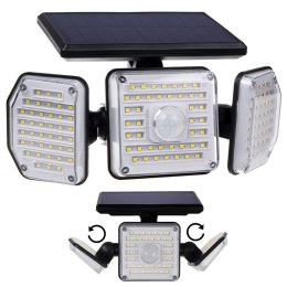 Maclean MACLEAN SOLARNA LAMPA LED Z CZUJNIKIEM RUCHU IP65 4W 3 TRYBY PRACY MCE615