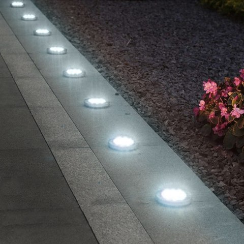 MACLEAN SOLARNA LAMPA NAJAZDOWA OGRODOWA LED IP44, 12 LED SMD, 4000K MCE318 MACLEAN SOLARNA LAMPA NAJAZDOWA OGRODOWA LED IP44, 12 LED SMD, 4000K MCE318