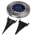 Maclean MACLEAN SOLARNA LAMPA NAJAZDOWA OGRODOWA LED IP44, 12 LED SMD, 4000K MCE318