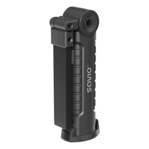 SAVIO LAMPA WARSZTATOWA AKUMULATOROWA COB LED 3W, USB, 150 LM, SKŁADANA, Z MAGNESEM, FL-03 SAVIO LAMPA WARSZTATOWA AKUMULATOROWA COB LED 3W, USB, 150 LM, SKŁADANA, Z MAGNESEM, FL-03
