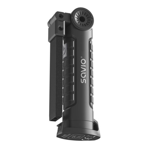 SAVIO LAMPA WARSZTATOWA AKUMULATOROWA COB LED 3W, USB, 150 LM, SKŁADANA, Z MAGNESEM, FL-03 SAVIO LAMPA WARSZTATOWA AKUMULATOROWA COB LED 3W, USB, 150 LM, SKŁADANA, Z MAGNESEM, FL-03