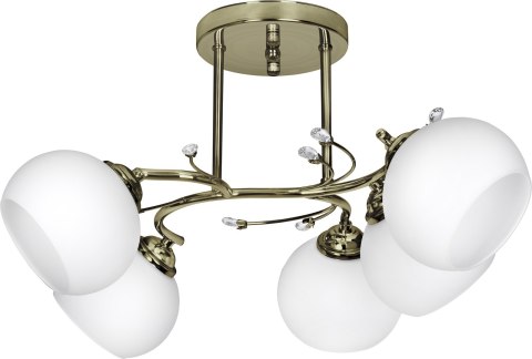 Żyrandol klasyczna lampa sufitowa wisząca Activejet IRMA Patyna 5xE27 do salonu Żyrandol klasyczna lampa sufitowa wisząca Activejet IRMA Patyna 5xE27 do salonu