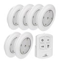 Maclean MACLEAN 6X LAMPKA LED NA BATERIE BEZPRZEWODOWA Z PILOTEM MCE165