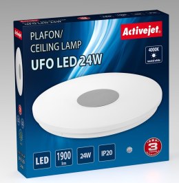 Activejet Nowoczesny plafon sufitowy LED Activejet UFO 24W