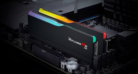 G.SKILL RIPJAWS M5 RGB DDR5 2X16GB 5200MHZ CL40 XMP3 BLACK F5-5200J4040A16GX2-RM5RK G.SKILL RIPJAWS M5 RGB DDR5 2X16GB 5200MHZ CL40 XMP3 BLACK F5-5200J4040A16GX2-RM5RK