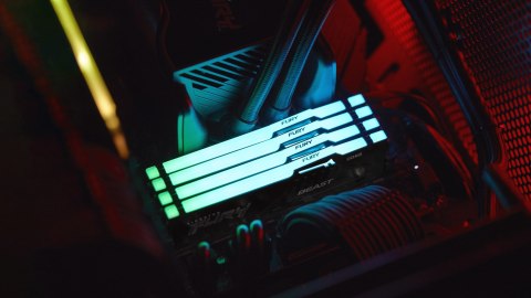 KINGSTON DDR5 64GB 6000MT/s CL30 DIMM (Kit of 2) FURY Beast RGB XMP KINGSTON DDR5 64GB 6000MT/s CL30 DIMM (Kit of 2) FURY Beast RGB XMP