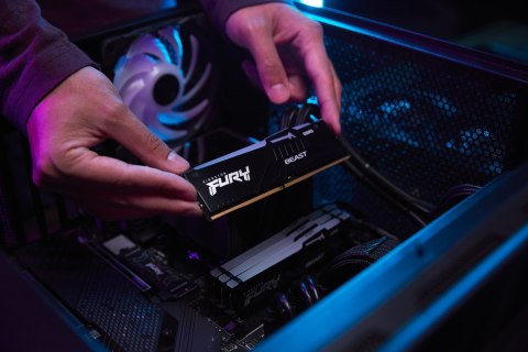 KINGSTON DDR5 64GB 6000MT/s CL30 DIMM (Kit of 2) FURY Beast RGB XMP KINGSTON DDR5 64GB 6000MT/s CL30 DIMM (Kit of 2) FURY Beast RGB XMP