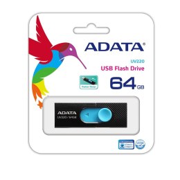 ADATA Pendrive ADATA UV220 AUV220-64G-RBKBL (64GB; USB 2.0; kolor czarny)