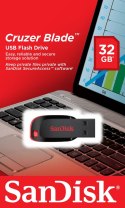 SanDisk Pendrive SanDisk CRUZER BLADE SDCZ50-032G-B35 (32GB; USB 2.0; kolor czarny)