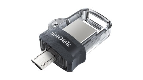 Pendrive SanDisk Ultra Dual Drive M3.0 SDDD3-032G-G46 (32GB; microUSB, USB 3.0; kolor szary) Pendrive SanDisk Ultra Dual Drive M3.0 SDDD3-032G-G46 (32GB; microUSB, USB 3.0; kolor szary)