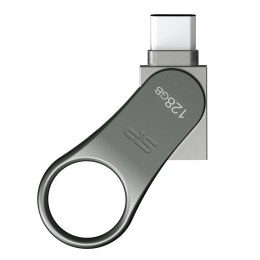 Silicon Power Pendrive Silicon Power Mobile C80 128GB Dual USB 3.1/Type-C Silver (SP128GBUC3C80V1S)