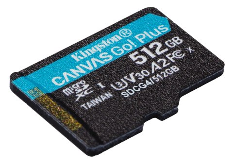 KINGSTON microSDXC Canvas Go Plus 512GB + Adapter KINGSTON microSDXC Canvas Go Plus 512GB + Adapter