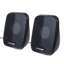 AUDIOCORE AUDIOCORE GŁOŚNIKI KOMPUTEROWE 6W USB MINIJACK BLACK LED AC835