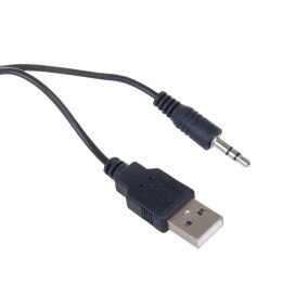 AUDIOCORE AUDIOCORE GŁOŚNIKI KOMPUTEROWE 6W USB MINIJACK BLACK LED AC835