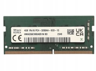 Pamięć RAM 4GB Hynix SO-DIMM DDR4 3200MHz PC4-3200A