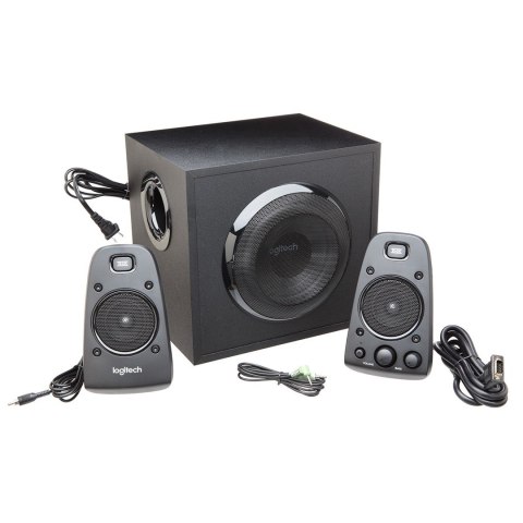 Zestaw głośników Logitech Z-623 Speaker 980-000403 (2.1; kolor czarny) Zestaw głośników Logitech Z-623 Speaker 980-000403 (2.1; kolor czarny)