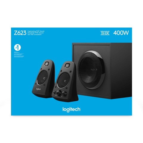 Zestaw głośników Logitech Z-623 Speaker 980-000403 (2.1; kolor czarny) Zestaw głośników Logitech Z-623 Speaker 980-000403 (2.1; kolor czarny)