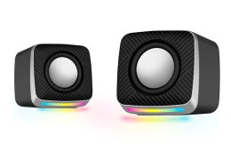 Esperanza ESPERANZA GŁOŚNIKI 2.0 USB LED RAINBOW AMBIENT EGS108