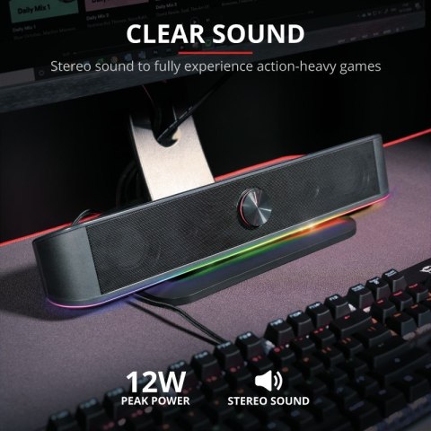 Głośnik TRUST GXT619 THORNE RGB LED SOUNDBAR Głośnik TRUST GXT619 THORNE RGB LED SOUNDBAR
