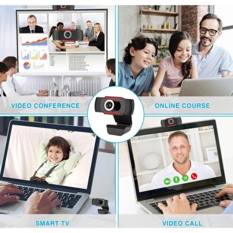 TECHLY KAMERA USB INTERNETOWA FULLHD 1080P Z MIKRO TECHLY KAMERA USB INTERNETOWA FULLHD 1080P Z MIKRO