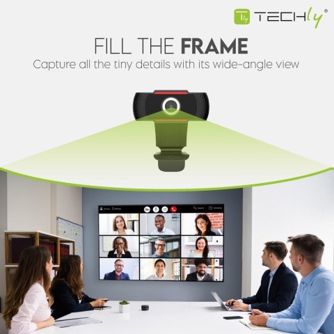 TECHLY KAMERA USB INTERNETOWA FULLHD 1080P Z MIKRO TECHLY KAMERA USB INTERNETOWA FULLHD 1080P Z MIKRO