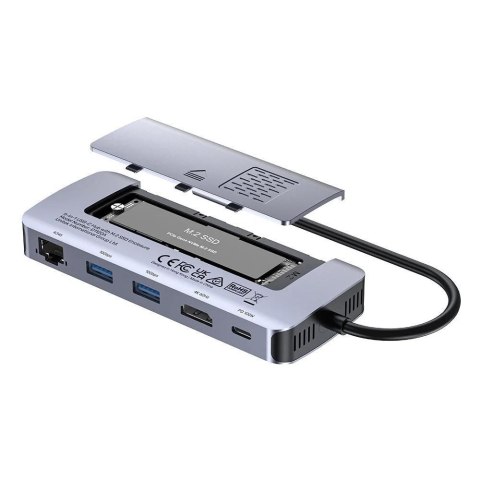 UNITEK AKTYWNY HUB USB-C 10GBPS,M.2,HDMI, PD 100W UNITEK AKTYWNY HUB USB-C 10GBPS,M.2,HDMI, PD 100W